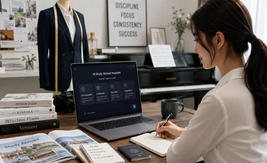 study abroad ai technology workplace styling classical music